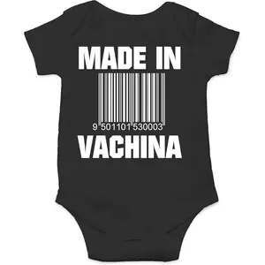 Fashions Made in VaChina Baby Bodysuit Funny Cute Baby Girl Clothing or Boy Outfit Infant Romper