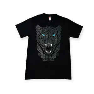 Angry Black Jaguar cotton  T-shirt Menswear