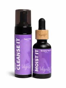 Vagesty Duo for Moisture Women's Foam Wash & Yoni Oil Hydrating