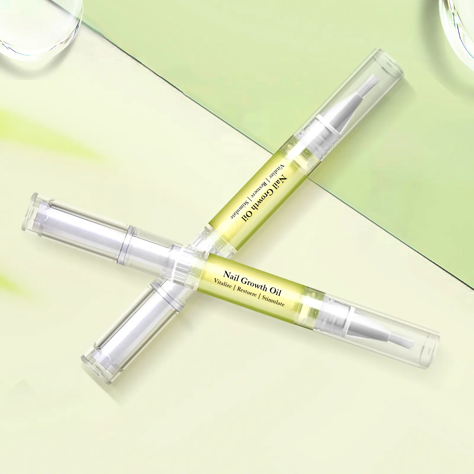Organic Nail Growth Oil with Moisturizing Blend for Stronger & Brighter Nails Nourishing Cosmetic Manicure Moisture