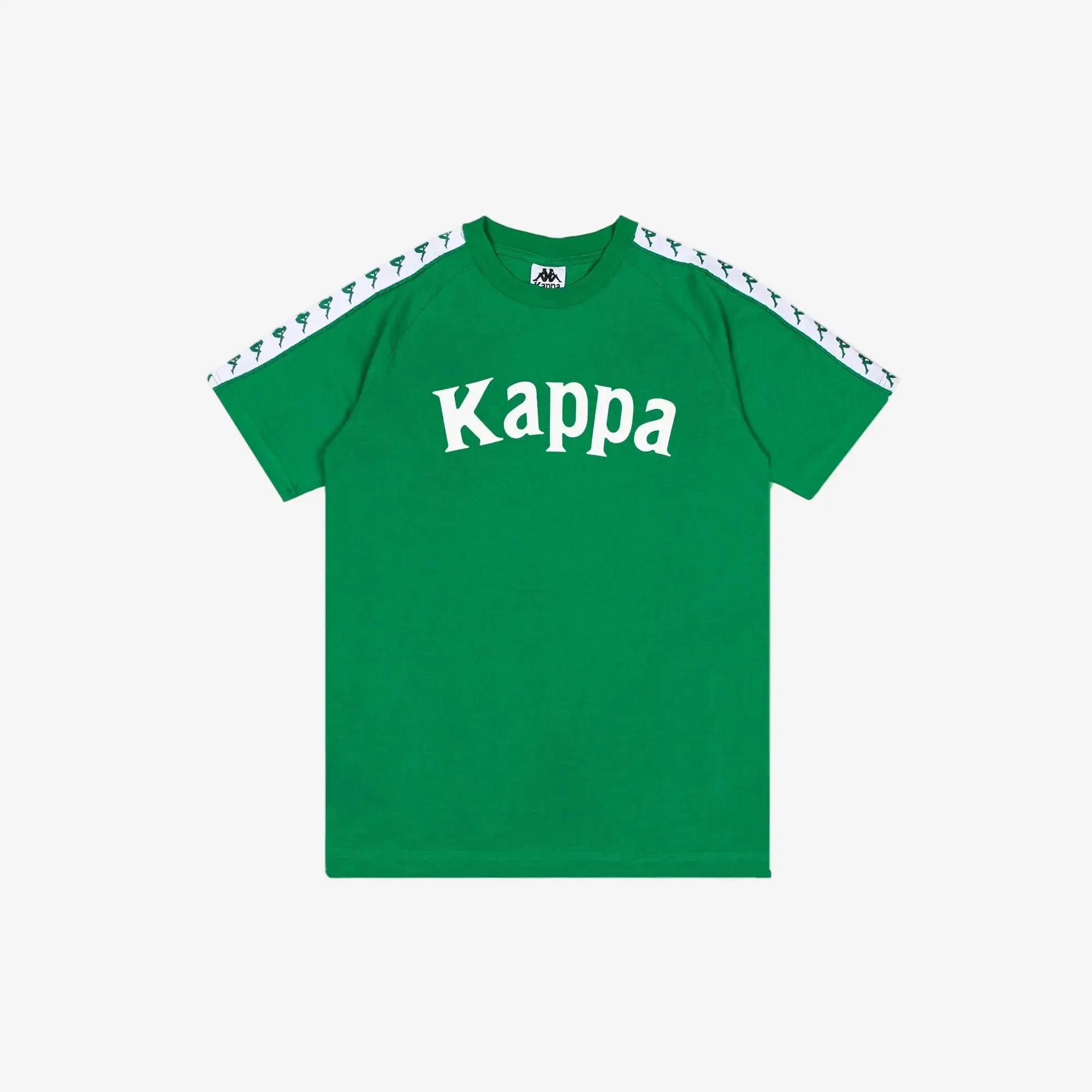 Men's 222 Banda Balima T-Shirt - Green with White Accents, Crewneck Short Sleeve Tshirt, Brand Clothing Jersey, 2XL Menswear Top