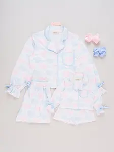 Mom & Me Dreamy Hearts Cropped Pajamas