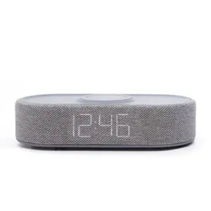 Power Tray Alarm Table Clock Gray - Capello