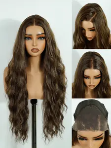 13x4 Free Part Lace Frontal Wave Wig, Honey, Long Wigs for Women, Perfect for Daily Wear & Parties, HD Frontal Lace