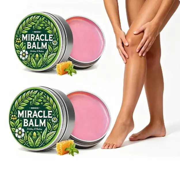 Senzio Soothing Leg Massage Balm 1.05oz - Daily Comfort Cream for Overworked, Heavy Legs. Gentle, Non-Greasy Formula to Ease Tension & Soothe Sore Muscles. Safe for Sensitive Skin.