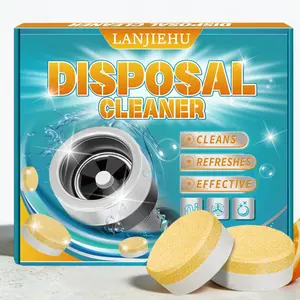 Garbage Disposal Cleaner Deodorizer Tablets - 24 Pack, New Powerful XL FoamingTablet -  Foam Sink, Garburator,Disposer Freshener.