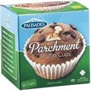 212 MAIN Palisades Parchment Muffin Cups - Pack of 2, Greaseproof Peel-Off Parchment Paper Bakeware for Kitchen Baking