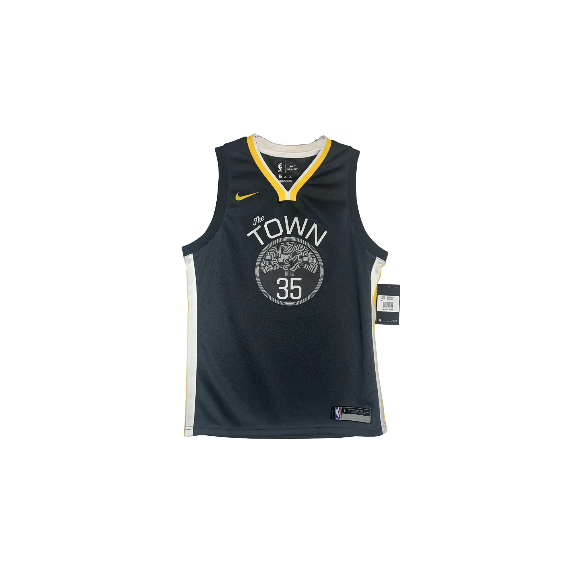 NBA Golden State Warriors The Town Swingman Jersey GS "KEVIN DURANT - GREY" 9Z2B7BZ3P DURANT
