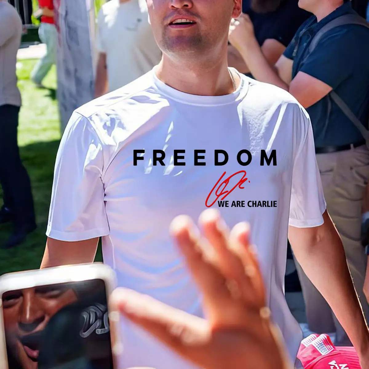 Freedom We Are Charlie Shirt, America Hero Signature Shirt, Pray For Charlie, Gift For Men And Women