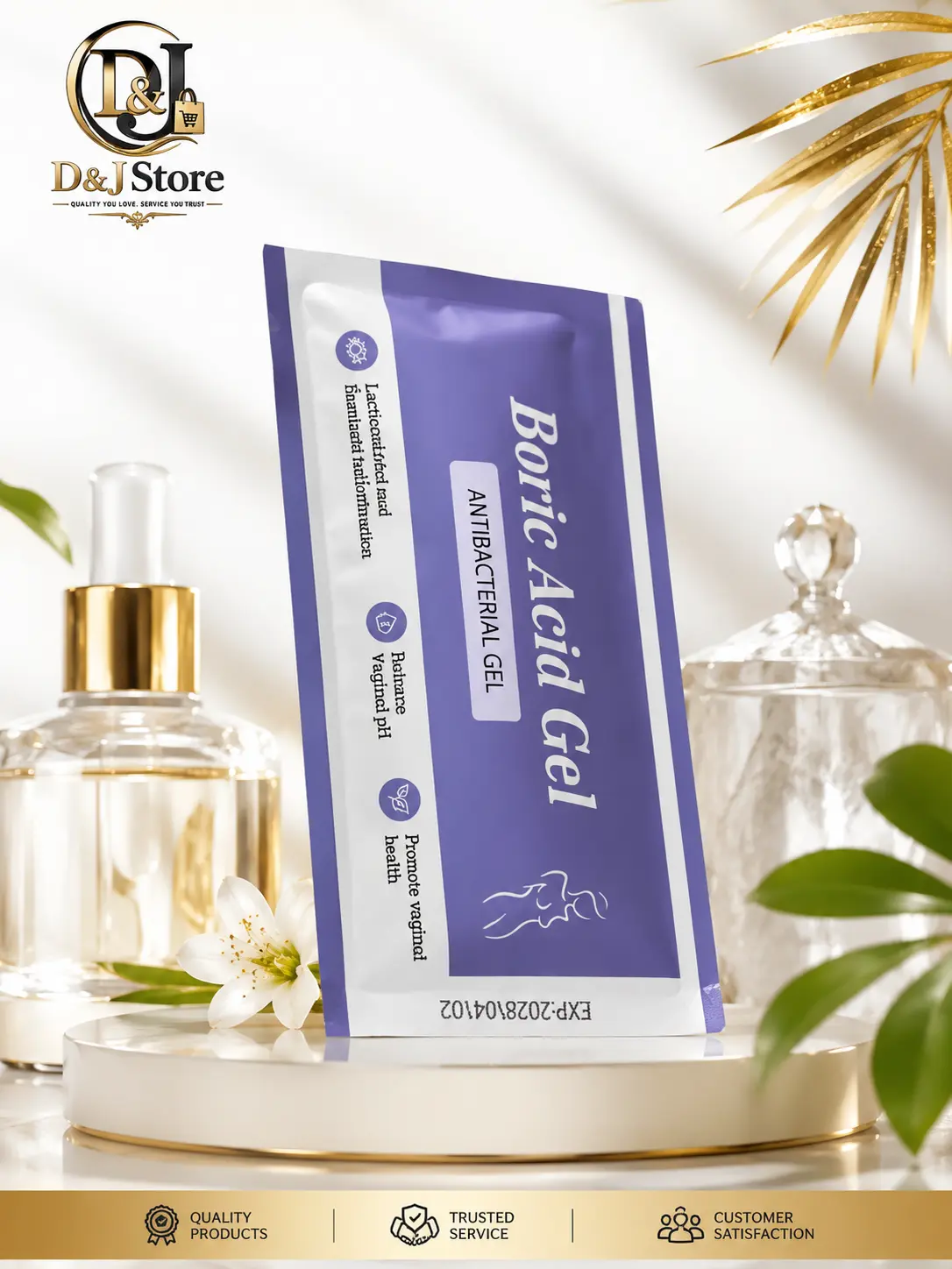 D&J Boric Gels, Wellness Supplement for Feminine Health Support