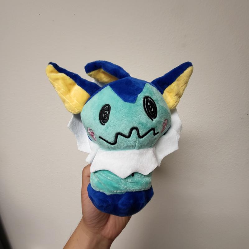 Cute Mimikyu Plushies with Free Crochet Pokeball/Stickers!!