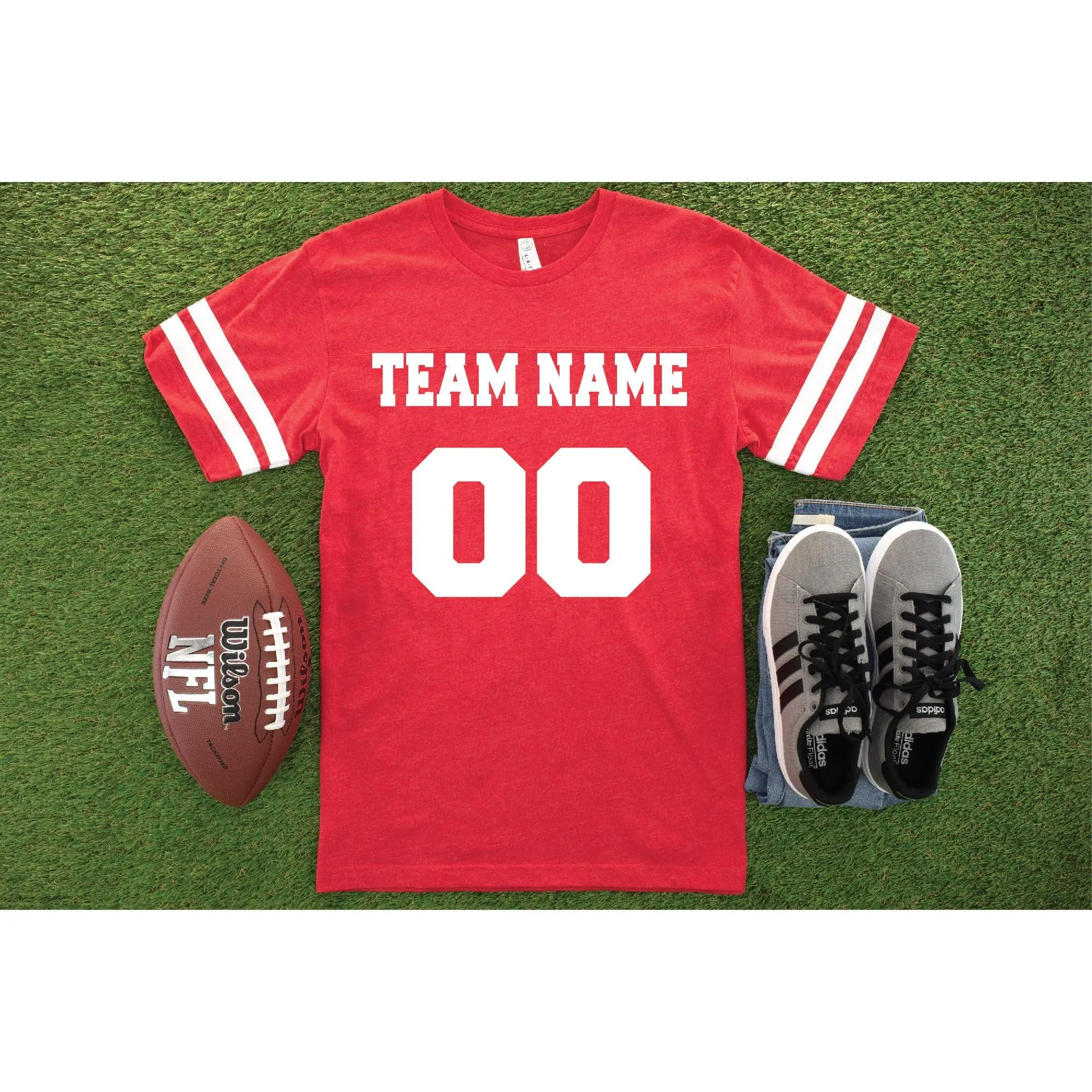 Personalized Football Jersey Shirt, Customized Football JERSEY, Make Your Own Name and Number Jersey, Team Adult Women Jersey, team jersey