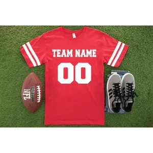 Personalized Football Jersey Shirt, Customized Football JERSEY, Make Your Own Name and Number Jersey, Team Adult Women Jersey, team jersey