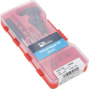Recoil 15-Piece Free-Running Thread Repair Hand Tool Kit, Part #34608
