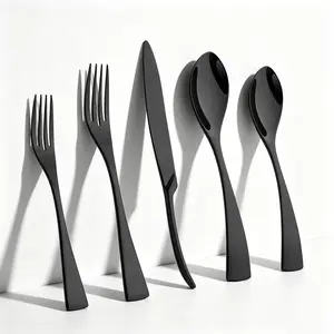 20-PIECE Heavy Duty Silverware Flatware Set Service for 4 Mirror Knife Fork Spoon Set