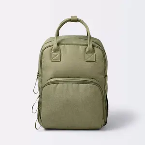 Cargo Diaper Backpack - Olive- Cloud Island