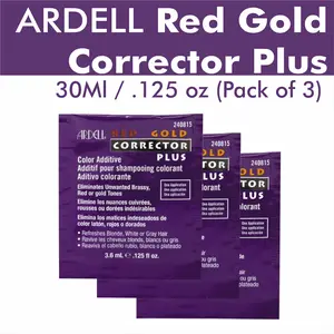 Ardell Red Gold Corrector Plus 3.6MI / .125 Oz (Pack of 3) by Ardell