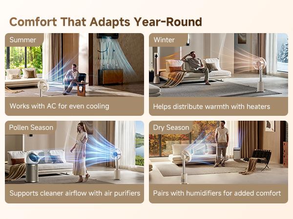 DREAME MF10 Bladeless Tower Fan for Bedroom, Smart Standing Fan with 270° Spatial Airflow for Whole-Room Circulation, 59ft/s High Velocity, 10 Speeds 3 Modes, Temperature-Adaptive Airflow, MF10-Beige DREAME MF10 Bladeless Tower Fan for Bedroom, Smart Standing Fan with 270° Spatial Airflow for Whole-Room Circulation, 59ft/s High Velocity, 10 Speeds 3 Modes, Temperature-Adaptive Airflow, MF10-Beige