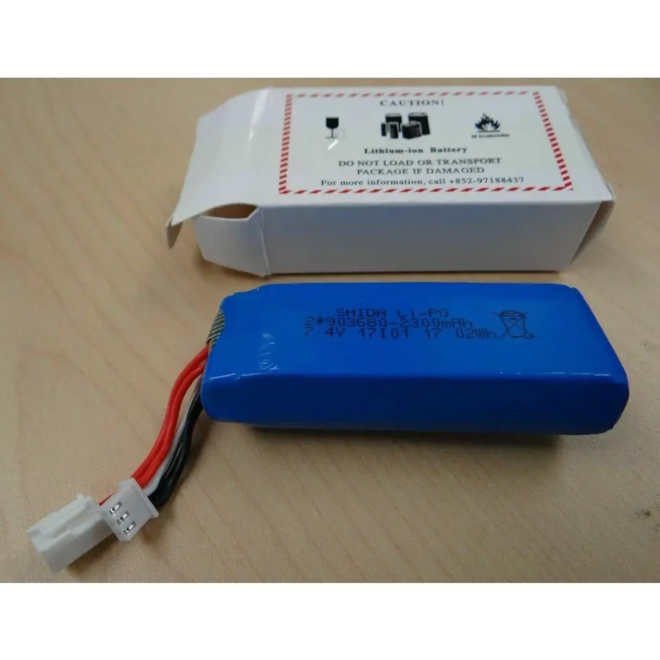 Contixo F6 Drone Replacement 2300mAh LiPo Battery - Spare Accessory for RC Quadcopter Drone & Helicopter, Charging-Compatible Batteries for Extended Flight Times Up to 18 Mins