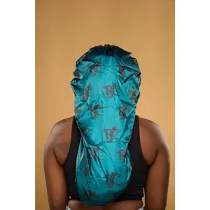 Long Satin Sleep Hair Cap for Locs & Braids | Teal