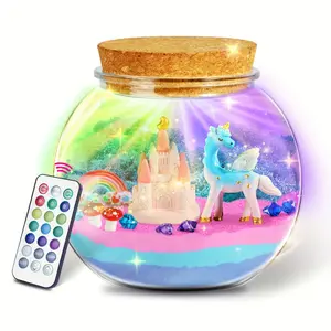 DIY luminous container dinosaur night light for children's puzzle toys