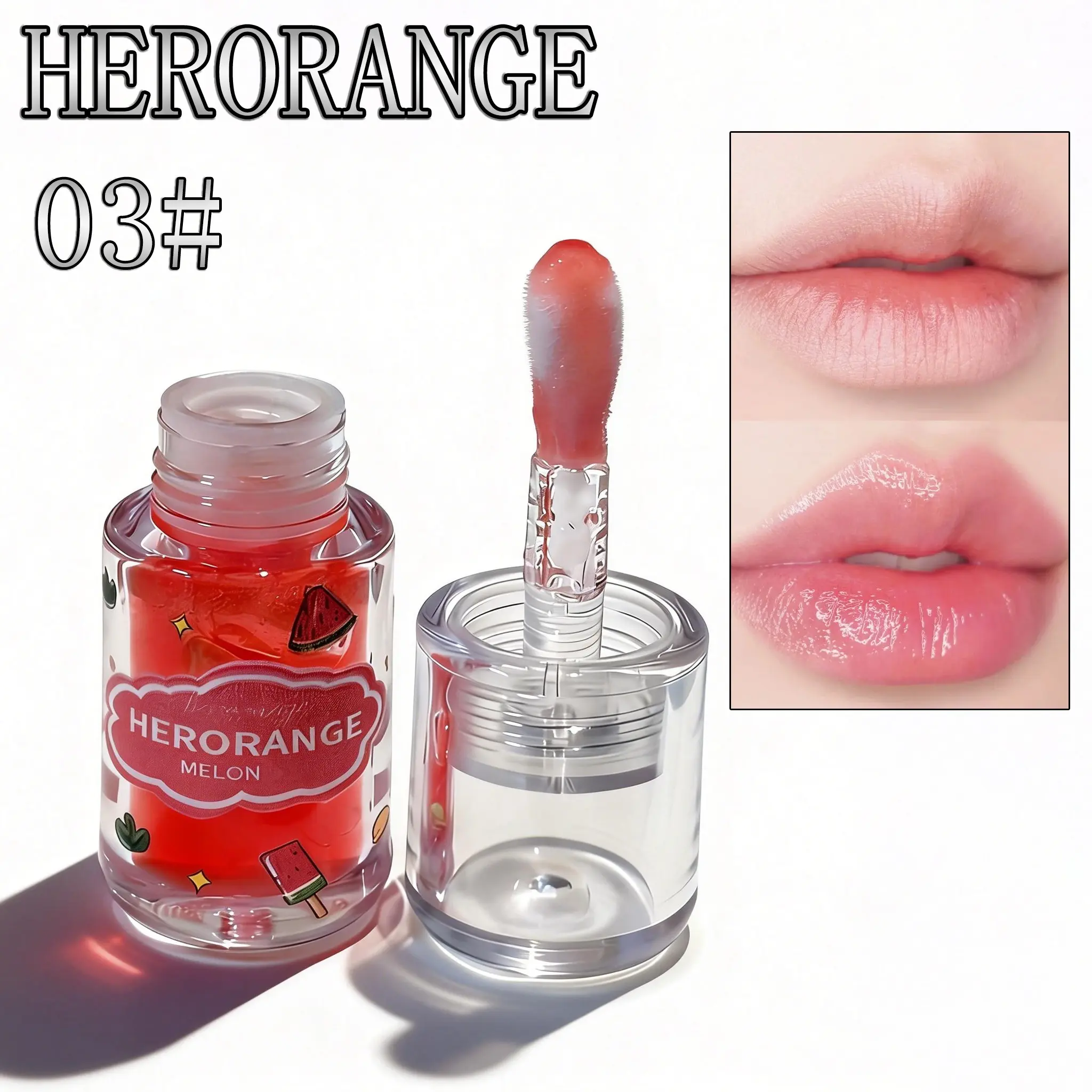 Fruit-flavored Nourishing Lip Oil, Hydrating Jelly Gloss, Glossy Lip Glaze Stick, Plumping Lip Oil for Girls & Women, Skincare, Lipgloss