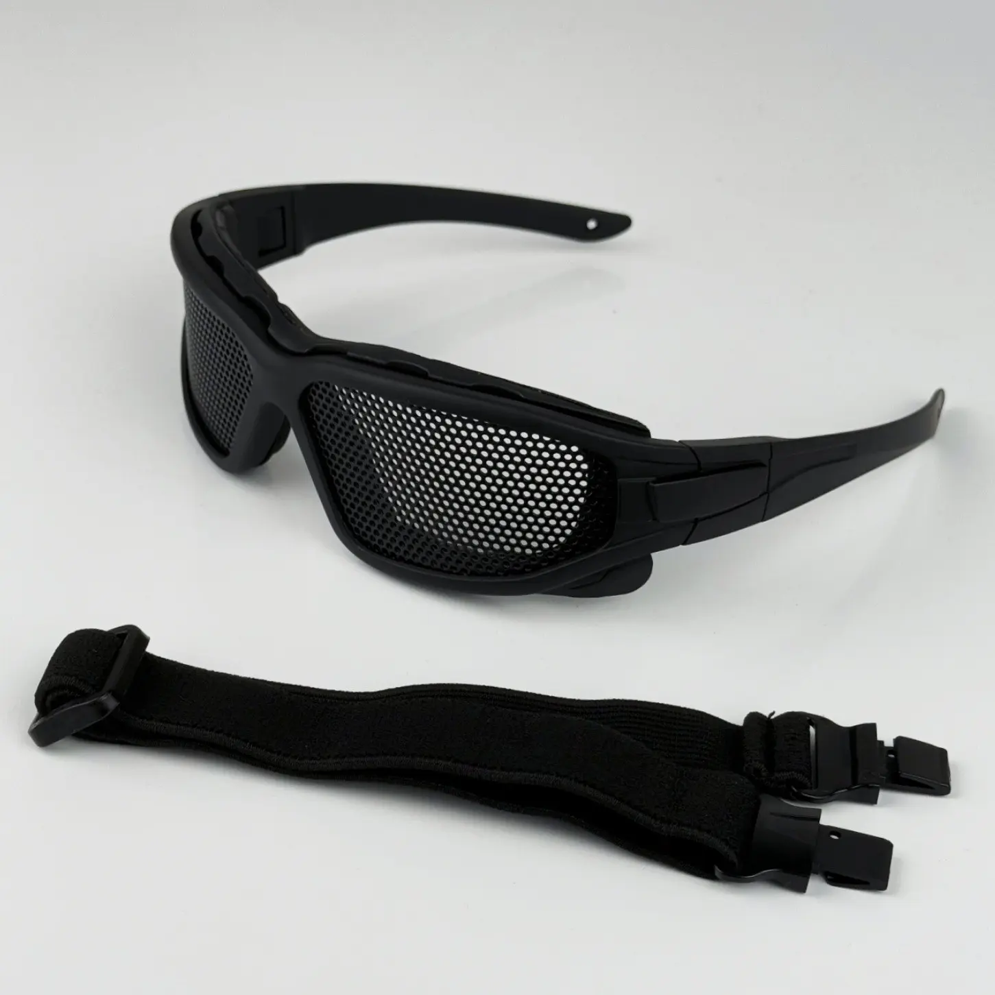 New  Tactical Goggles  Climbing Glasses Outdoor Sports Windproof Dustproof Anti Dust Eyewear Safety Protective Glasses Eyewear  Paintball Goggles Eyewear Iron Wire Mesh Motorcycle Mountaineering Glasses Safe Protection Lightweight Windproof Eyewear