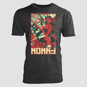 Kill Kommies 4 Mommy Tactical T-Shirt – Zero Foxtrot Retro Cold War Propaganda Tee, Vintage Pin-Up Girl Graphic Shirt, Military Veteran Humor Apparel Gift for Men
