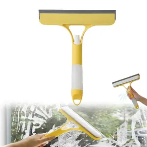 3 in 1 Window Cleaning Scraper, 3 in One Window Cleaning Scraper, 2026 New 3 in 1 Squeegee for Window Cleaning, Easy to Clean Without Streaks, for Glass Doors, Windows Glass