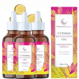 [Buy two get one free] Cyperus Rotundus Oil 60ml – Pure natural extraction Natural Hair Removal Body Oil, Moisturizing & Soothing Skin Care Oil, Smooth Skin Beauty Essential for All Skin Types teen girl gifts graduation gifts