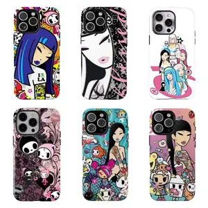 Edgy & Kawaii Subculture Carnival| Bold Anime Design,Tough protective phone case,Compatible for iPhone 16 15 14 13 12 11 17Pro Max,for Samsung S25 S24 S23 S22 Ultra,Durable Dual-Layer design phone cover,Perfect Gift for Her