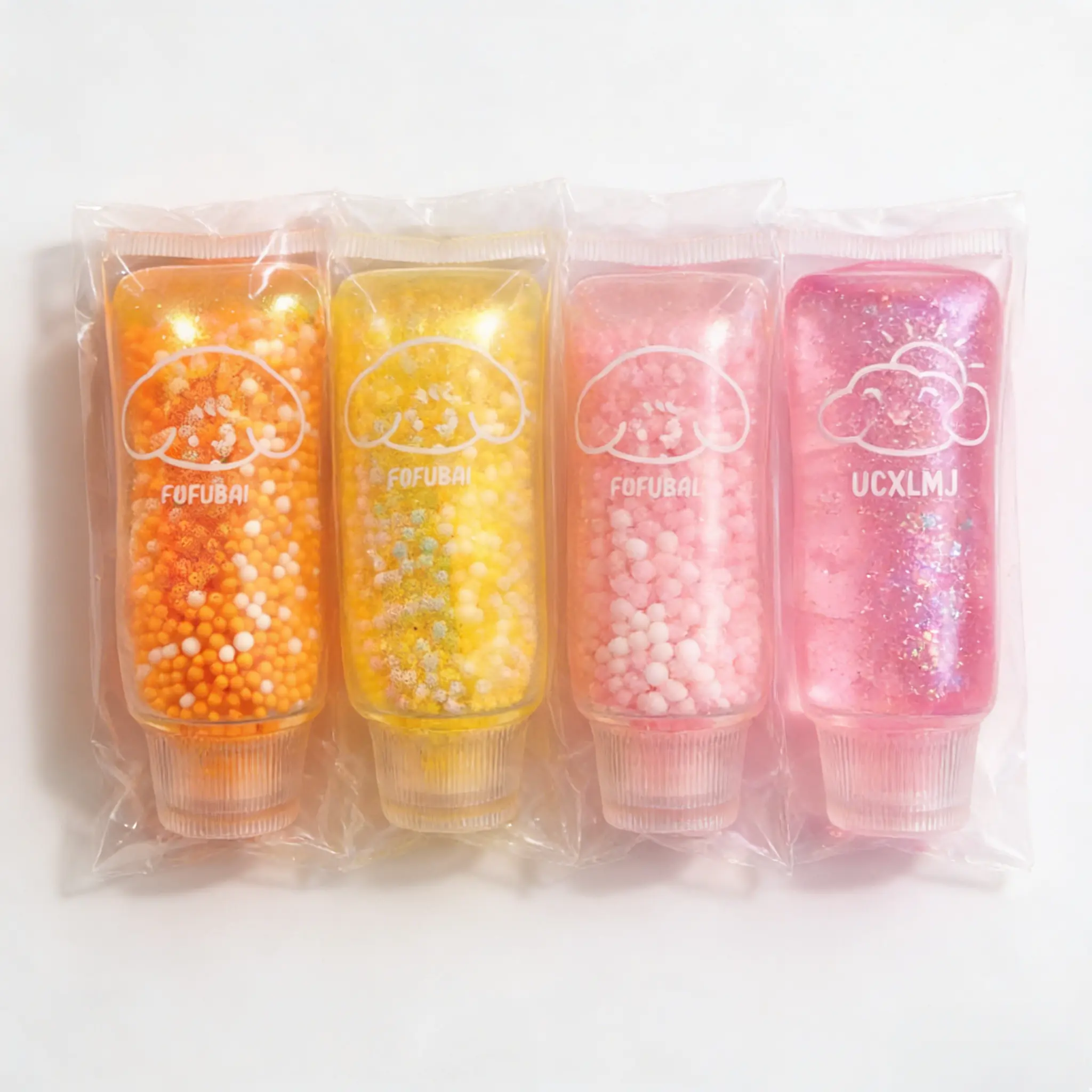 4Pcs/Set Cute Toothpaste Squishy Toys - Soft TPR Fidget Bundle, Squishy Stress Balls, Squeeze Ball, Stress Relief Tool, Whimsical Mini Gifts for ASMR Sensory Play, Home Desk Decor, Party Bag Gifts