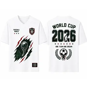 Men's 2026 Soccer Tournament Graphic Tee – World Football Championship Inspired Design, Lightweight & Comfortable