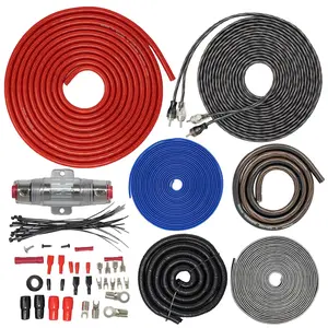 4 Gauge Amp Kit - Complete Amplifier Install Wiring - 2500W