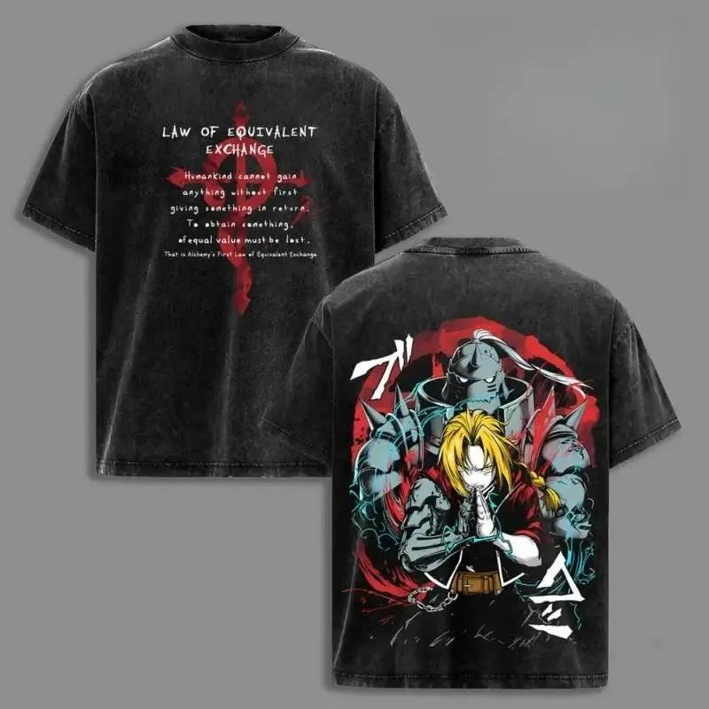 full metal alchemists t shirt - TikTok Shop