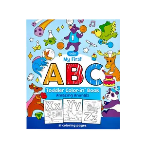 ABC: Amazing Animals Toddler Coloring Book