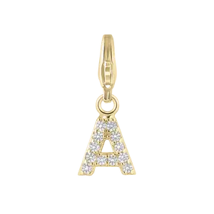 Initial Charm For Charm Bracelet A-Z available
