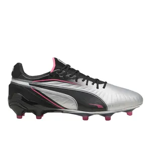 PUMA Womens King Ultimate Firm GroundArtificial Ground Soccer Cleats  - Black, Silver