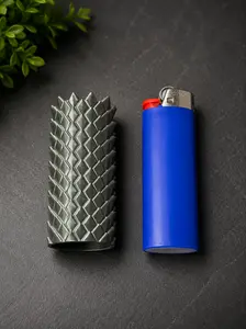Dragon Scale Lighter Sleeve 2-Pack, Dragon Skin Bic Lighter Cover, Fantasy Scale Lighter Case, 3D Printed Dragon Texture Sleeve