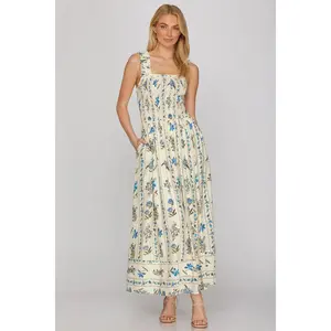 Audrey's Romantic Floral Dress