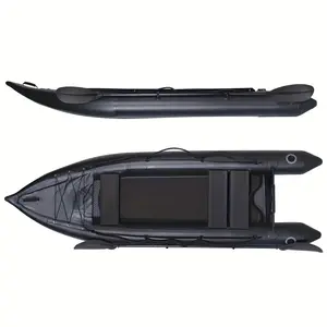 2 Person Inflatable Fishing Kayak PVC Kayak with Paddle - 130 X 43 X 11.8 Inches