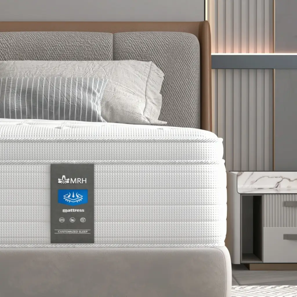 MRH 12-Inch Twin，Full，Queen，King，Luxury Hybrid Mattress -Memory Foamand Individual Pocket Springs for UltimateComfort and Support -Perfect for Family