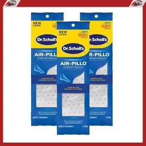 Dr. Scholl's Insoles Air-Pillo Cushioning- 3 Pairs