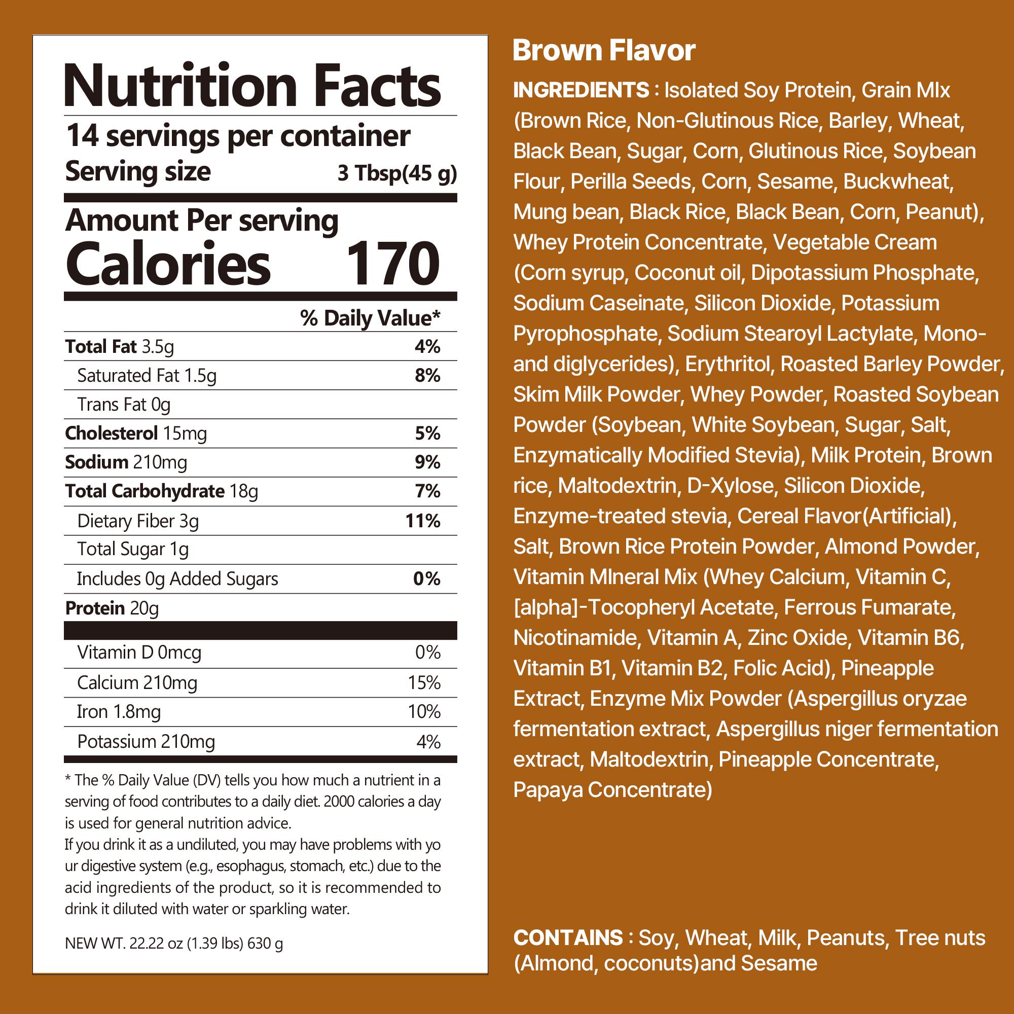 [Fullight Official] Flimeal Crunchy Protein Powder Bulk Duo (22.22ox x 2), Low Sugar & Keto-Friendly, High in American-Made Protein, Easily Digestible Preworkout Meal Replacement Drink