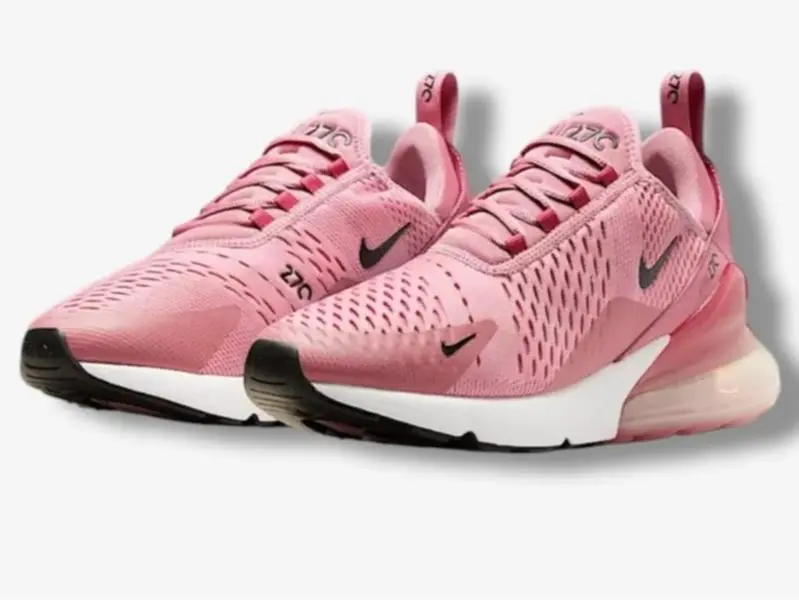 Nike Air Max 270 Pink White Red Womens Sneakers