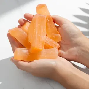 Peach Selenite Stick Peach Selenite Stick