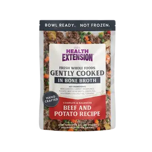 Gently Cooked Beef And Potato Recipe Dog Food by Health Extension