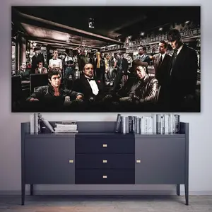 [Sale off up to 65%][Free Ship][No Frame] Famous Gangsters Poster, Hollywood Star Actors Wall Art, Gangster Poster , Movie Legends Poster, Luxury Wall Decor