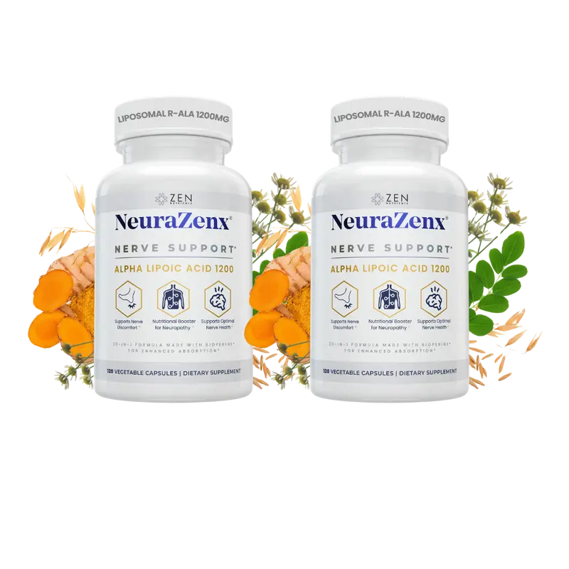 Neurazenx Nerve Support & Peripheral Neuropathy Support Supplement (2-Pack)