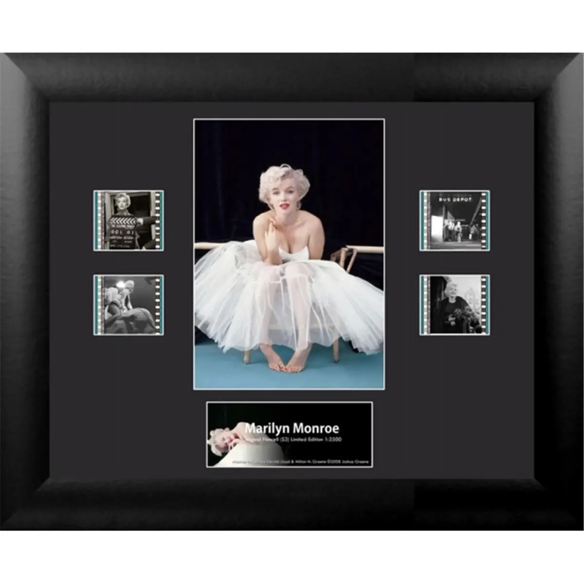212 MAIN Marilyn Monroe Series 3 MGC Double-Mount Wooden Rectangular Film Cell Photo Frame, 11x13 in, Sports Collectibles Decor Accessory